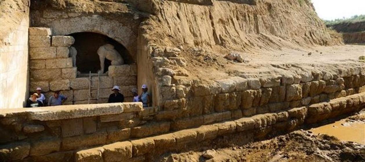 Tombeau de l'ancienne cité d'Amphipolis