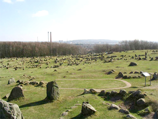 Cimetiere viking de Lindholm Høje au Danemark